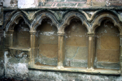 Annesley_-_Church_old_interior_south_wall_colour_1985