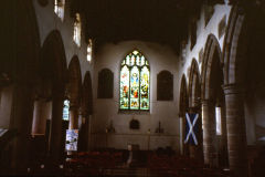 Annesley_New_Church_-_view_of_the_nave__west_window_-_colour_1991-1992