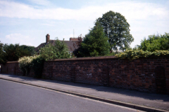 Aspley_Hall_-_Eskdale_Drive_with_old_garden_wall_1997__colour