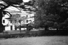 Aspley_Hall_-_south_side_showing_cedar_trees_and_Ha_Ha_c_1955