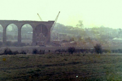 Awsworth_-_Viaduct_-_Partly_demolished_1973