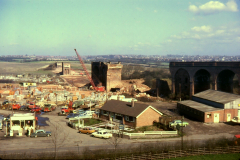 Awsworth_-_Viaduct_distant_view_partly_demolished_April_1973