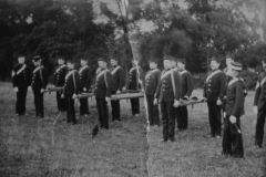 Basford_-_Basford_Hall_-_St_Johns_Ambulance_brigade_drilling_in_Hall_grounds_1879