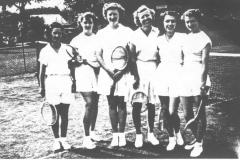 Basford_-_Basford_Hall_-_girl_tennis_players_c1948._Pat_Ashmore_…_Maisie_Bond_Mavis_Bingham_…_June_Brown