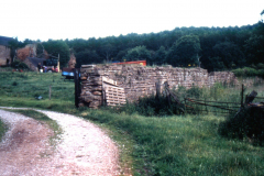Beauvale_Priory_-_Boundary_wall_east_side_colour_1996