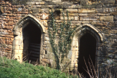 Beauvale_Priory_-_Priors_House_doorways_on_the_ground_floor_colour_1966