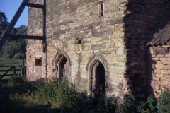 Beauvale_Priory_-_Priors_House_lower_storey_showing_ecclesiastical_apertures_colour