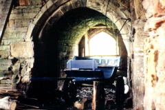Beauvale_Priory_-_Priors_house_cloister_passageway_to_church_1996._Colour
