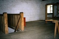 Beauvale_Priory_-_Reconstructed_cell_Mount_Grace_N._Yorks_the_upstairs_bedroom_colour_1996