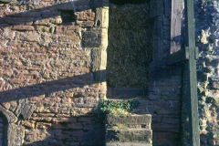 Beauvale_Priory_-_Steps__doorway_close-up_July_1973