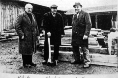 Broxtowe_-_Bramley_-_Hubert_Charles__Walter_at_their_wood_yard_-_Charles_holding_an_axe