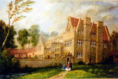 Broxtowe_-_Broxtowe_Hall_-_painting_with_two_groups_of_people_signed_S._Parrott_Nottm._1862