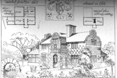 Bulwell_-_Strelley_House__built_1667_1914._bw_sketch