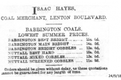 Babbington_Coal_prices_Isaac_Hayes_1890_24th_September