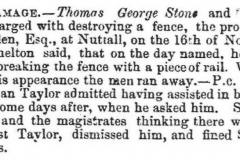 Damaging_a_fence_Thomas_George_Stone-_John_Taylor-_Robert_Holden_1864_25th_November