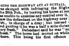 Highway_Act_breach_John_Glover_1852_28th_February