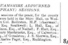 List_of_magistrates_at_the_Shire_Hall_Col._Rolleston_chairman_1849_8th_March