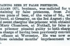 Obtaining_beer_by_false_pretences_George_Williams-_Mary_Chambers_1881_21st_October