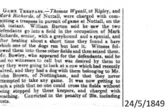 Poaching_charge_Thomas_Wysall-_Mark_Richards_1849_24th_May