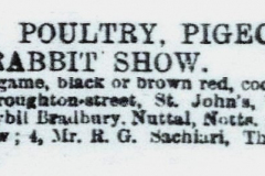 Poultry_pigeon__rabbit_show_Kimberley_Misses_Annie__Sybil_Bradbury_1883_18th_May