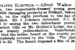Property_damage_-_election_posters_Alfred_Walker-_Fanny_Rawson-_Mr_J._Holden_1886_30th_July