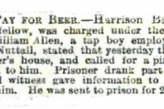 Refusing_to_pay_for_beer_Harrison_Ball-_William_Allen-_Mr_Slater_1883_27th_January