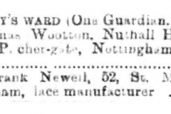 St_Marys_Ward_Guardian_Mr_Albert_Thomas_Wooton_Hooton_of_Nuthall_House_1886_10th_April